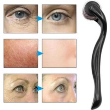 Uravas Store Dermaroller Titanyum 540 Iğneli 1 mm Saç Kaş Sakal Serum Kullanıma Uygun