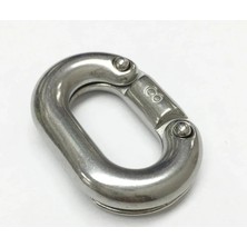 Empressco Zincir Ek Baklası Paslanmaz Krom Ek Bakla 10MM