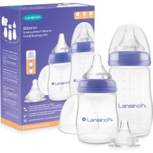 TeknoKapsül Lansınoh Biberon ve Natural Wave Biberon Emziği Başlangıç Seti
