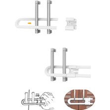 Uravas Store 4 Adet Çok Amaçlı Dolap Kilidi Bebek ve Çocuk Koruması Için Güvenli Çözüm