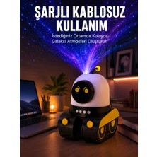 Teknoparkx Robot Tasarımlı Bluetooth Hoparlörlü Yıldızlı Gökyüzü Projektör Yeni Nesil