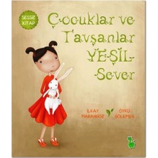 Renas Store Çocuklar ve Tavşanlar Yeşil Sever