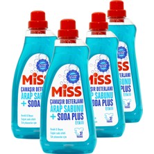 Miss Sıvı Çamaşır Deterjanı Arap Sabunu + Soda Etkili 1500 ml x 4 Adet