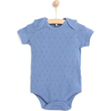 TeknoKapsül Ebebek Hello Baby Hellobaby Jakarlı Kısa Kol Body