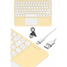 Uravas Store Android ve Ios Uyumlu Bluetooth Klavye Touchpad Slim Kablosuz Wifi Q Klavye