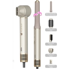 Özssay Sinbo Air Brush Saç Şekillendirme Cihazı - 5 Başlıklı - Rose Gold Renk