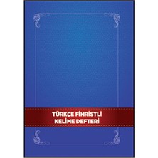 Renas Store Türkçe Fihristli Kelime Defteri