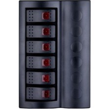 Empressco 6'lı Switch Panel, Işıklı ve Otomatik Sigortalı