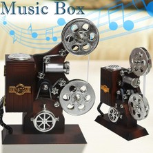 Renas Store Film Makinesi Görünümlü Müzik Kutusu