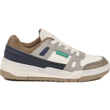 United Colors Of Benetton Beyaz Bağcıklı Memory Foam Unisex Spor Ayakkabı BNI-11130 G