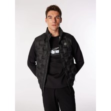 Discovery Expedition Siyah Erkek Dik Relaxed Baskılı Yelek D4WM-YLK3307