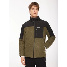 Discovery Expedition Haki Erkek Kapüşon Yaka Relaxed Fit Sweatmont D3WM-SWT12