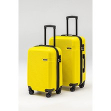 Wander Bag Wander 3000 2’li Valiz Seti Orta Kabin Boy Bavul 360° Döner Teker