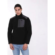 Helly Hansen Polar Block Erkek Siyah Sweatshirt
