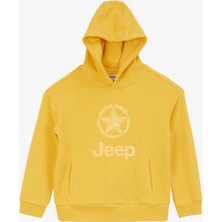 Jeep Baskılı Erkek Çocuk Hardal Sweatshırt J4WB-SWT7508