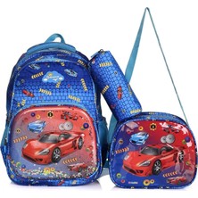 Wander Kabartmalı Okul Sırt Çantası 3'lü Set