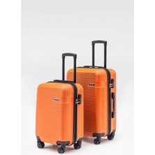 Wander Bag Wander 3000 2’li Valiz Seti Orta Kabin Boy Bavul 360° Döner Teker