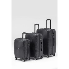 Wander Bag Morvex 3’lü Valiz Seti Küçük (Kabin) Orta Büyük Boy Bavul 360° Döner Teker