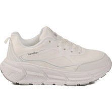 United Colors Of Benetton Beyaz Fileli Hafif Esnek Hafızalı Taban Unisex Spor Ayakkabı BNI-11500 G