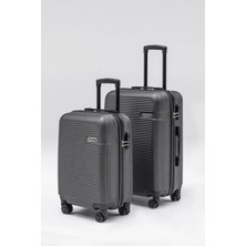 Wander Bag Wander 3000 2’li Valiz Seti Orta Kabin Boy Bavul 360° Döner Teker