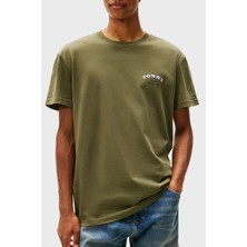 Tommy Jeans Erkek T Shirt DM0DM22318 Gy1