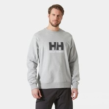 Helly Hansen Hh Logo Crew 2.0 Sweatshırt Erkek Gri Sweatshirt HHA.30395-HHA.949