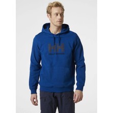 Helly Hansen Hh Logo Hoodie Erkek Lacivert Kapüşonlu Sweatshirt