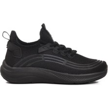 Walkway Onega Siyah-Siyah Fileli Unisex Spor Ayakkabı