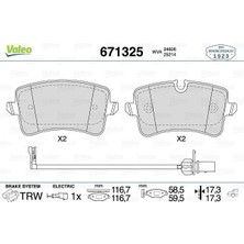 Valeo Dpmix-Hb Arka Balata Audi A4 R84 12 A5 13 A6 11 A7 14 Q5 12 2.0tdi 3.0tdi Porsche Macan 14
