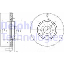 Delphi Dpmix-Hb Ön Fren Aynasi Astra H 1.4-1.6 04 Meriva 1.6 03 Combo 1.3 Cdti 4.05 280X25X4DLXHALI