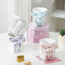 MiraLive Kurdale Motifli Seramik Kupa Bardak