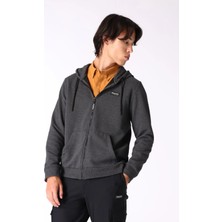 Discovery Expedition Antrasit Erkek Kapüşon Yaka Basic Sweatmont D3WM-SWT10