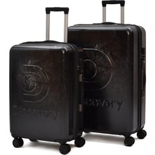 Discovery Expedition Discovery 2’li Valiz Seti Orta + Büyük – Polikarbon Kırılmaz, Hafif, 360° Sessiz Teker