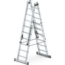 Sözbir Merdiven Sözbir 4*2  A Tipi  Çift Sürgülü Alümınyum Merdivenler Toplamda 8 Mt/ Dayanıklı & Pratik