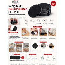 Mersi Shop Yapışkanlı Halı Kaydırmaz Cırt Ped – Yıkanabilir ve Tekrar Kullanılabilir 5 cm