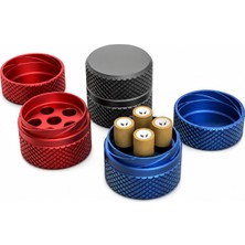 Yapı3D Universal Seyahat Pil Saklama Kutusu 2'li Set | Aa Pil Taşıma ve Düzenleme Kutusu | Kompakt Tasarım