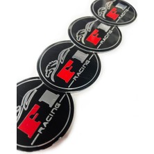 Koto Jant Logosu Jant Göbeği Arması Sticker Amblem F1 Racing 4 Adet 67MM