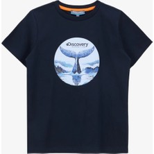 Discovery Expedition Baskılı Lacivert Erkek Çocuk T-Shirt D5SB-TST3247