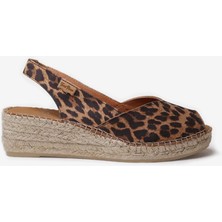  Bernıa-P Kadın Sandalet Bernia-P Toni Pons Wedge Espadrılles In Leather Leo