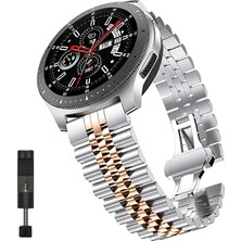 Dexmon Redmi Watch 5 Active / Redmi Watch 5 Lite Uyumlu 22MM Paslanmaz Çelik Ayarlanabilir Kordon Kayış