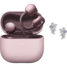 Huawei Freeclip2 Mor Bluetooth Kulaklık, Çiçek Charm Hediyeli