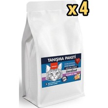 Wanpy Tahılsız Somon&tuna Kısırlaştırılmış Kedi Maması 500 gr x 4 Adet