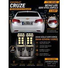 Duolight Chevrolet Cruze (2009-2016) Uyumlu T15 W16W Beyaz LED Geri Vites Ampulü Canbus 2 Adet