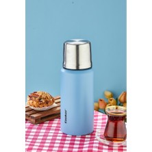Elista 750 ml Çift Katlı Çelik Termos-24 Saat Sıcak, 48 Saat Soğuk,(Kamp, Piknik, Ofis, Seyahat)