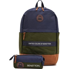 United Colors Of Benetton Okul Çanta Seti 1307273 Lacivert Renk ve STD Özellikli Tasarım