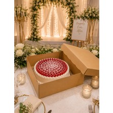 Ege Concept Life 50X50X20 Büyük Düğün Pastası  Kutusu Kraft Renk