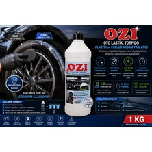 Ozı Oto Lastik, Torpido, Plastik ve Panjur Aksam Parlatıcı 1 kg (1/3 Konsantre, Anti Statik Özellikli)