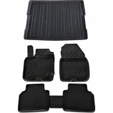Rnport Ford Courier 2014+ Uyumlu Bagaj Havuzu ve 4,5d Havuzlu Paspas Seti