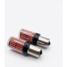 2li 144 LED Kırmızı Fren Lambası 93 Model Tek Duy Yüksek Performanslı Aydınlatma Amerikan Parka Uygundur Dcpower
