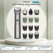 Philips 5000 Serisi 13IN1,ERKEK Bakım Seti,yüz/saç/vücut Tıraş Makinesi,ıslak /kuru KULLANIM,MG5942/15